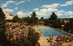 Hotel Brickman - Pool View Postcard