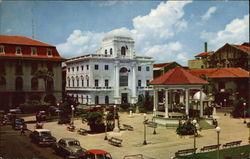 Independence Plaza with the Municipal Palace Postcard