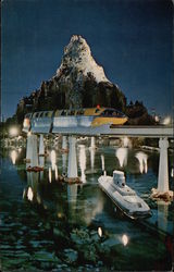 Disneyland - Matterhorn Mountain Postcard