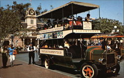 Disneyland Omnibus Postcard