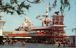 Disneyland - Tomorrowland - The Mighty Matterhorn Postcard Postcard