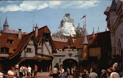 Swiss Village Disney Postcard Postcard