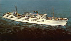 SS Ariadne - Eastern Steamship Lines, Inc Postcard