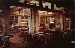 Main Dining Room - The Olde Board Restaurant Postcard