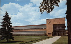 Flint College and Cultural Center - Harlow H. Curtice Community College Building Postcard