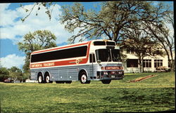 Continental Trailways "Silver Eagle" Buses Postcard Postcard