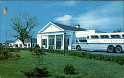 Greyhound Inn Motel Postcard