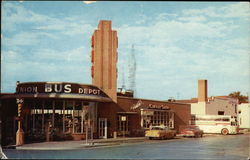 Continental Trailways Bus Terminal Postcard