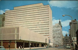 Greyhound Bus Terminal and Transportation Building Philadelphia, PA Postcard Postcard