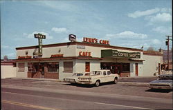 Lynn's Cafe and Greyhound Bus Depot Postcard