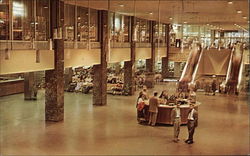 Interior Greyhound Bus Terminal Chicago, IL Postcard Postcard