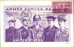 Armed Forces Reserve, United States Maximum Cards Postcard Postcard