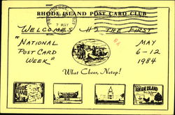 Rhode Island Post Card Club, What Cheer, Netop! Post Card Clubs & Collecting Postcard Postcard