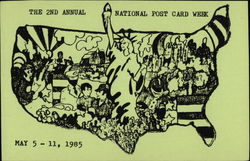 The 2nd Annual National Post Card Week, May 5-11, 1985 Post Card Clubs & Collecting Postcard Postcard