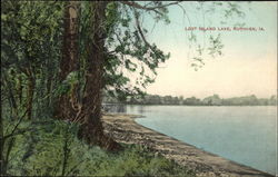 Scenic View of Lost Island Lake Postcard