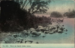 View on Spirit Lake Postcard