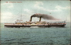 Steamer Corona Postcard