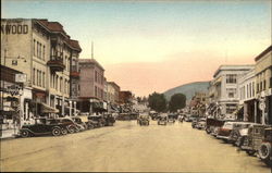 Street Scene Glenwood Springs, CO Postcard Postcard