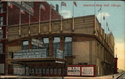 American Music Hall Postcard