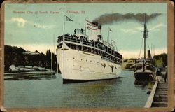 Steamer "City of South Haven" Chicago, IL Postcard Postcard