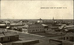 Bird's Eye View of Summit, S.D South Dakota Postcard Postcard