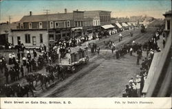 Main Street on Gala Day Postcard