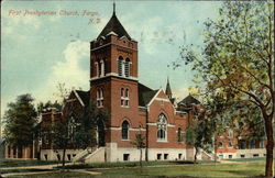 First Presbyterian Church Fargo, ND Postcard Postcard