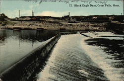 Black Eagle Dam Postcard