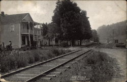 Erie Avenue Gulf Summit, NY Postcard Postcard