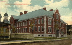 Lestershire High School New York Postcard Postcard