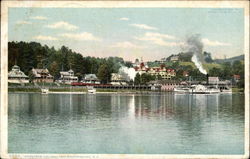 Weirs from the Lake Postcard