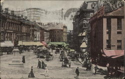 Scollay Square Boston, MA Postcard Postcard