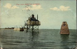 Bug Light, Boston Harbor Postcard