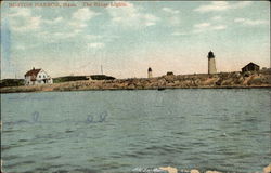 The Range Lights View from the Water Postcard