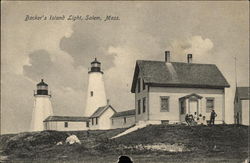 Backer's Island Light Postcard