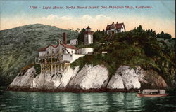 Lighthouse on Yerva Buena Island Postcard