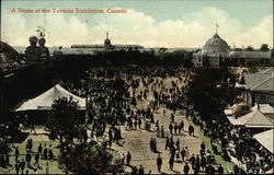 A Scene at the Toronto Exhibition Ontario Canada Postcard Postcard