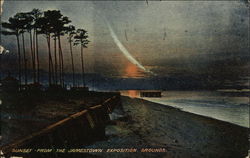 Sunset from the Jamestown Exposition Grounds Postcard