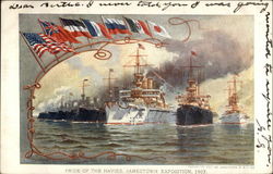 Pride of the Navies, Jamestown Exposition, 1907 Postcard