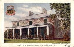 Ohio State Building, Jamestown Exposition, 1907 Postcard