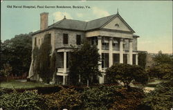 Old Naval Hospital, Paul Garrett Residence Postcard