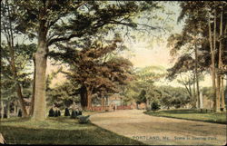 Deering Park Portland, ME Postcard Postcard