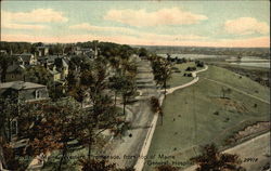 Western Promenade from Top of Maine General Hospital Postcard