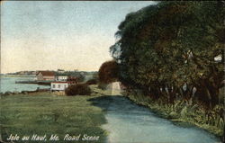 Road Scene Postcard