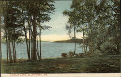 Nicolin Lake Ellsworth, ME Postcard Postcard