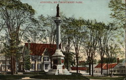 Monument Park Postcard