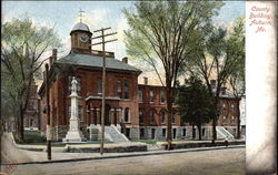 County Building Auburn, ME Postcard Postcard