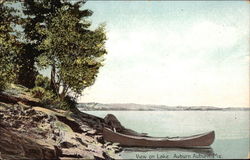 Lake Auburn Maine Postcard Postcard