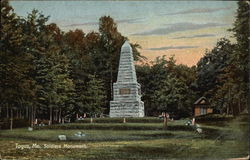 Soldiers Monument Postcard