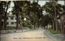 Main Ave. Farmingdale Postcard